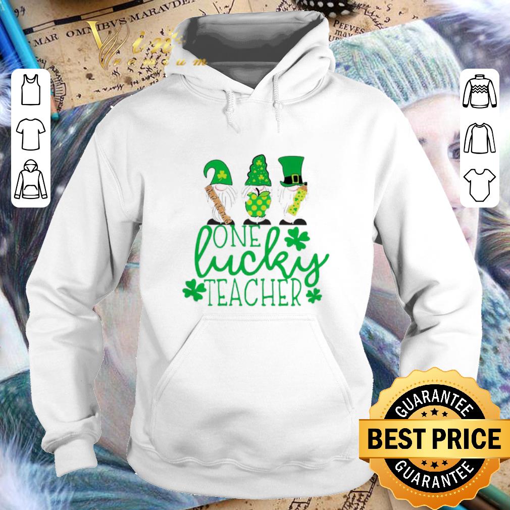 Official St Patrick’s day Gnome one lucky teacher shirt Official St Patrick s day Gnome one lucky teacher shirt 4 - Official St Patrick’s day Gnome one lucky teacher shirt