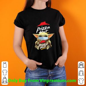 Original Star Wars Baby Yoda Mask Hug Pizza Hut shirt 2