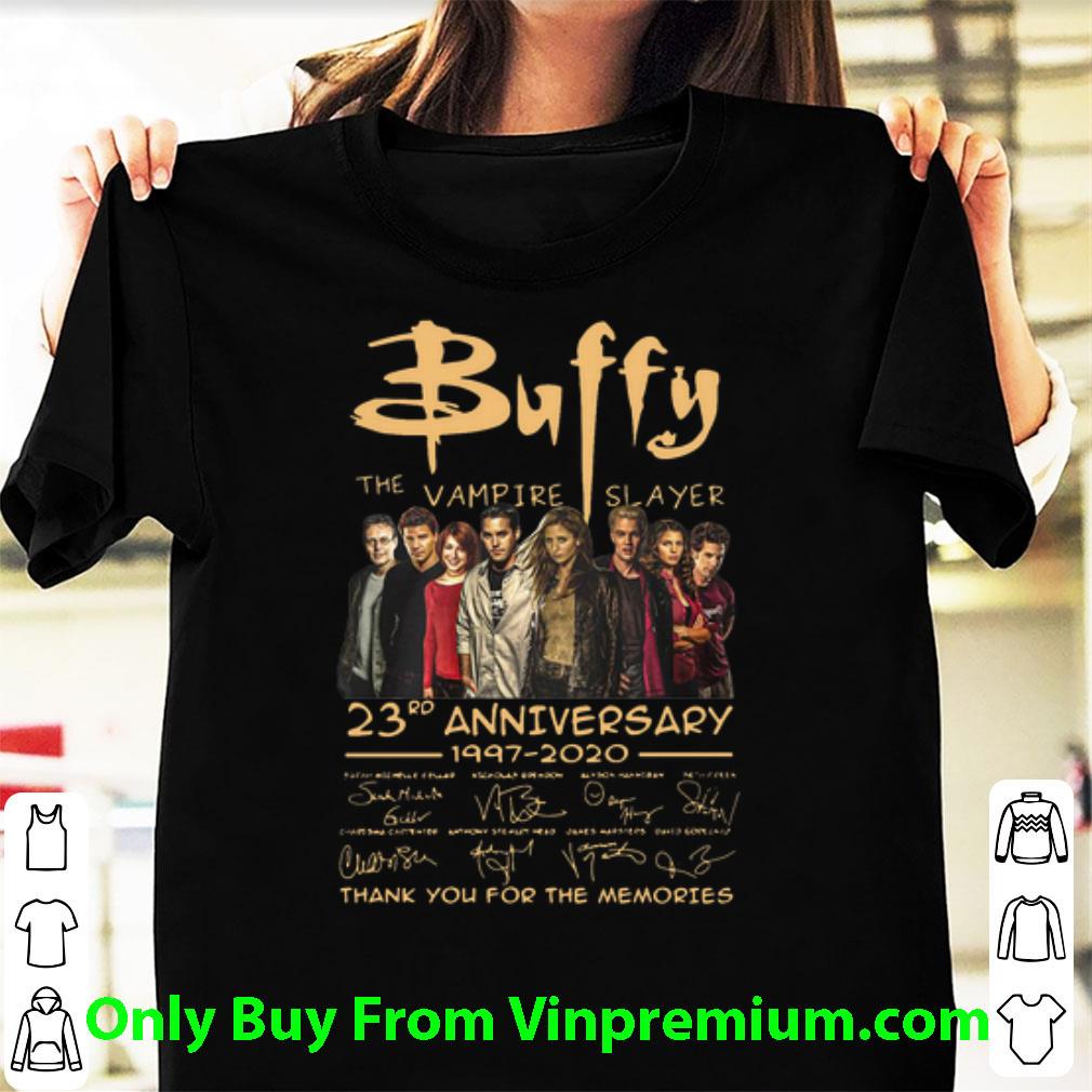 Great Buffy The Vampire Slayer 23rd Anniversary Signature shirt