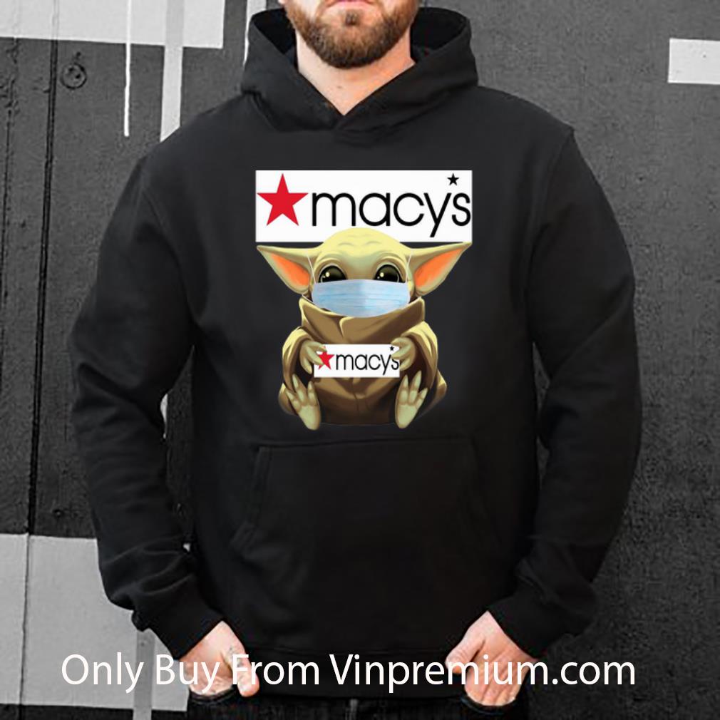 1a006c5d hot star wars baby yoda face mask hug macy s shirt 4 - Hot Star Wars Baby Yoda Face Mask Hug Macy’s shirt