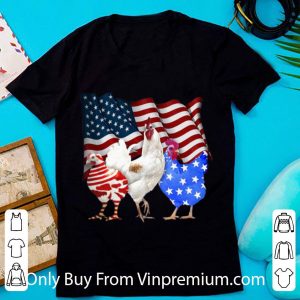 Official American Flag Chicken shirt