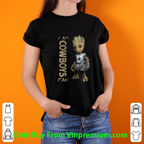 Original Baby Groot I Am Cowboys Fan shirt