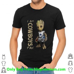 Original Baby Groot I Am Cowboys Fan shirt