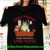Premium Totoro Mononoke Stay Home And Watch Ghibli Movies shirt