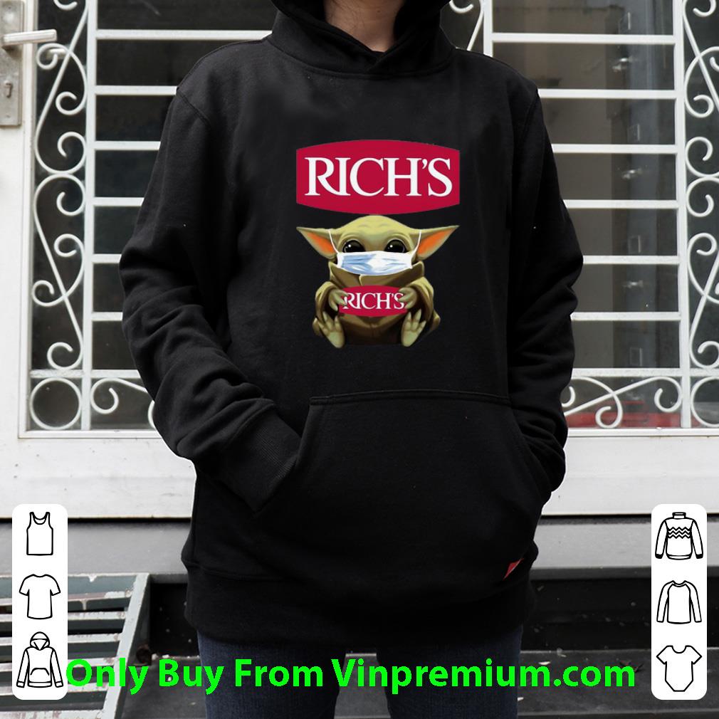 8b0cb6fd awesome star wars baby yoda mask rich products covid 19 shirt 4 - Awesome Star Wars Baby Yoda Mask Rich Products Covid-19 shirt