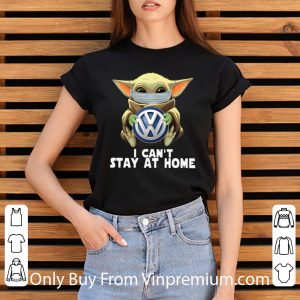 Great Star Wars Baby Yoda Mask Hug Volkswagen Can’t Stay At Home shirt 2