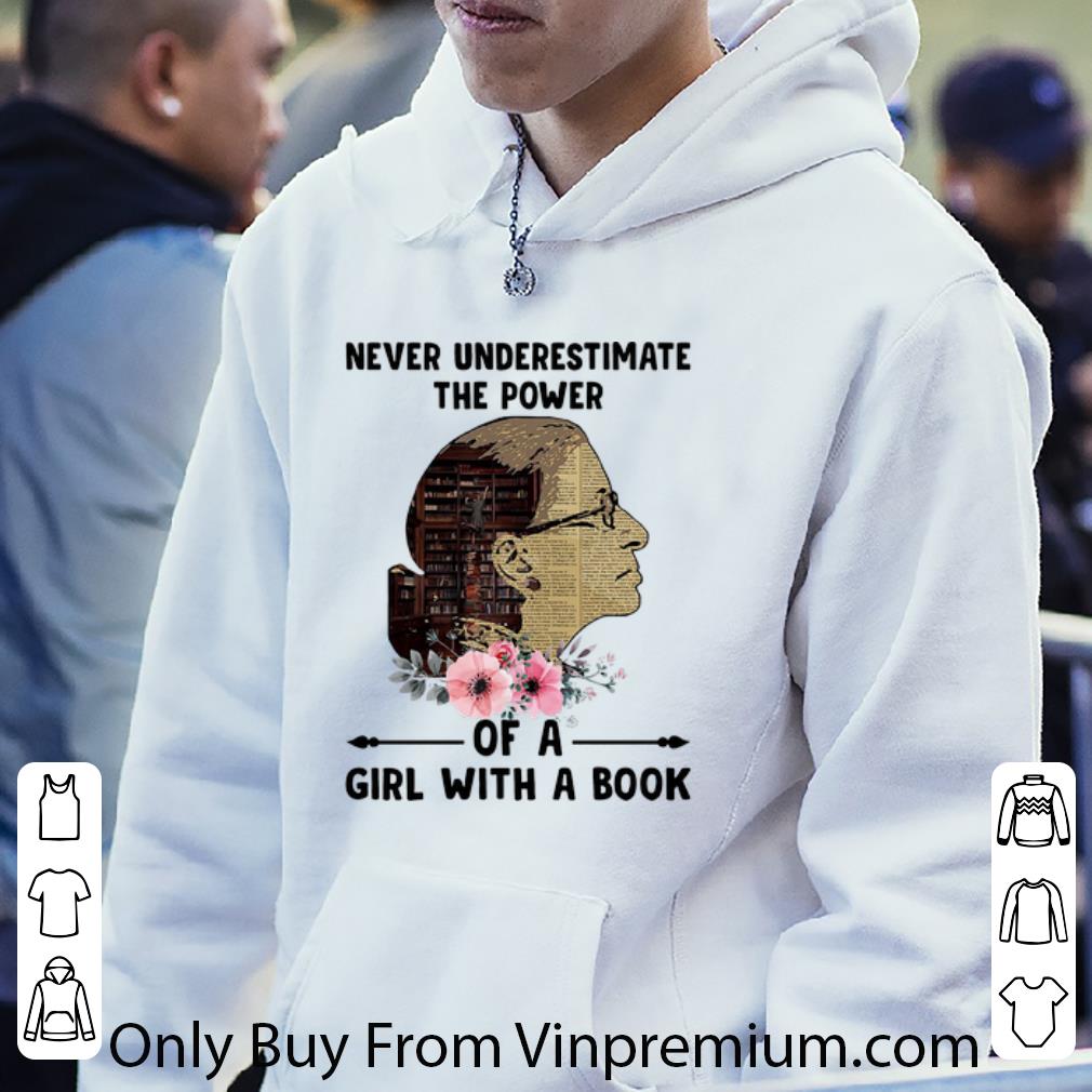 Nice Liberty Girl Never Underestimate The Power Of Girl With A Book shirt 4 - Nice Liberty Girl Never Underestimate The Power Of Girl With A Book shirt