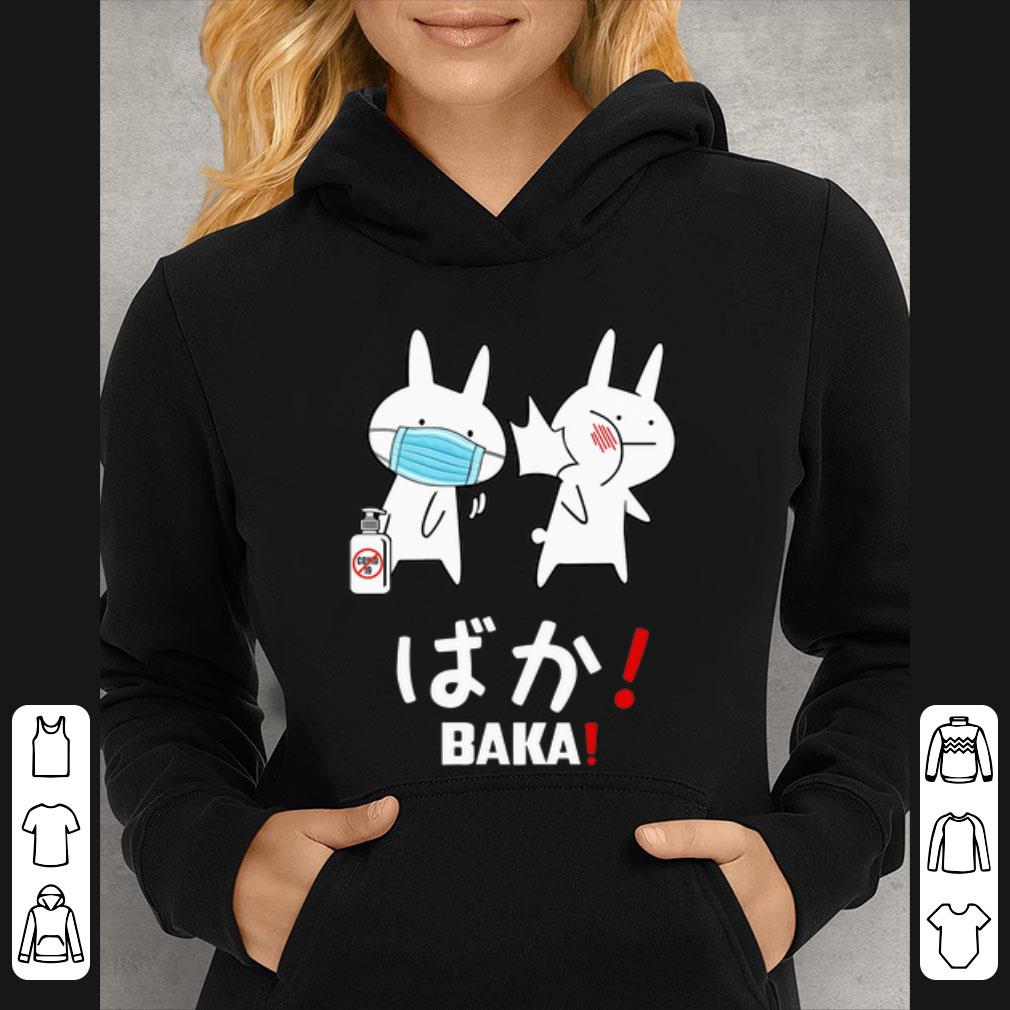 Nice Slap Rabbit Mask Baka Japanese Coronavirus shirt 4 - Nice Slap Rabbit Mask Baka Japanese Coronavirus shirt