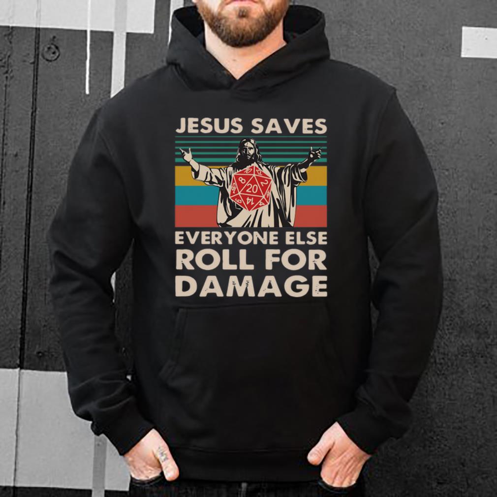 Official Vintage Jesus Saves Everyone Else Roll For Damage shirt 4 - Official Vintage Jesus Saves Everyone Else Roll For Damage shirt