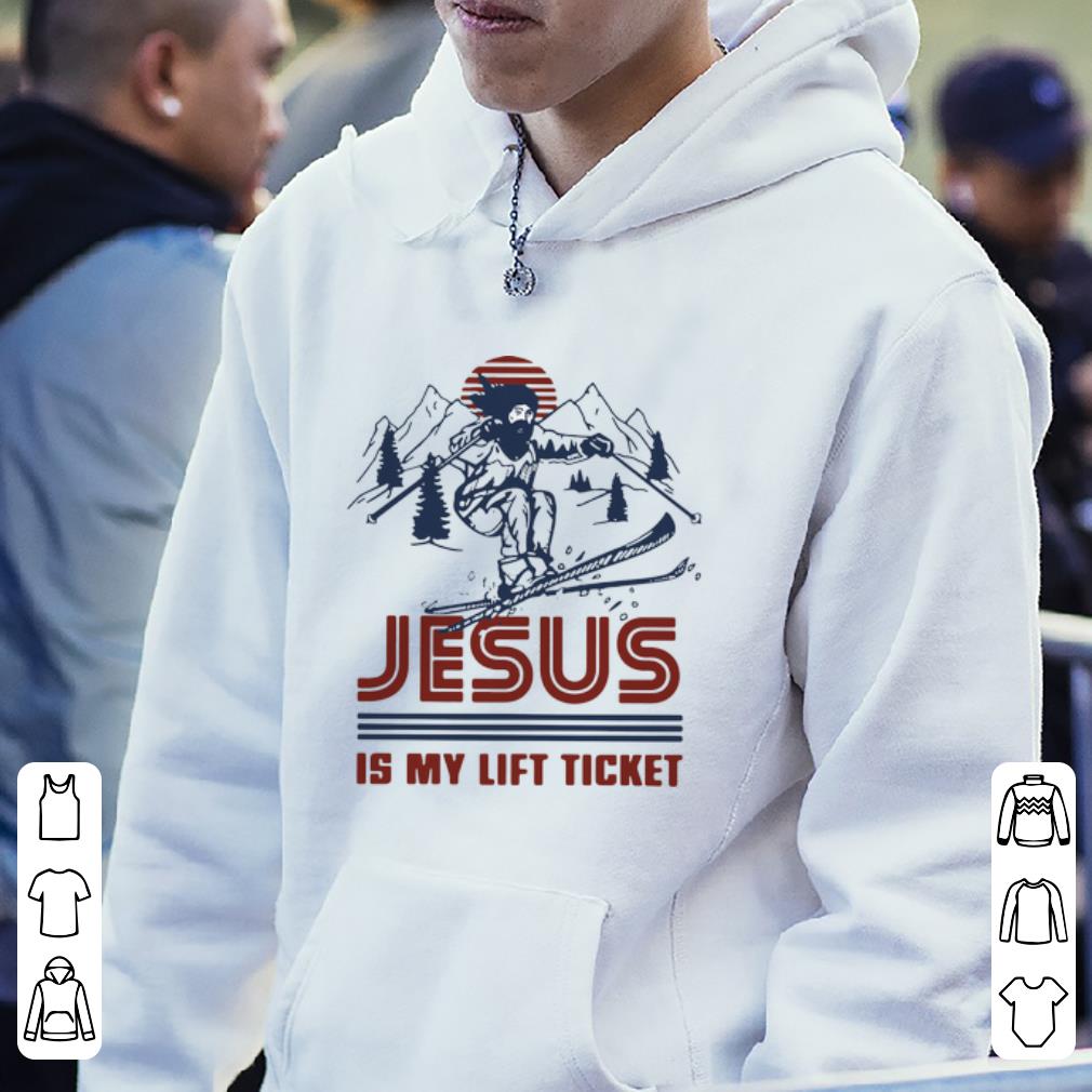 Top Jesus Is My Lift Ticket Skiing shirt 4 - Top Jesus Is My Lift Ticket Skiing shirt