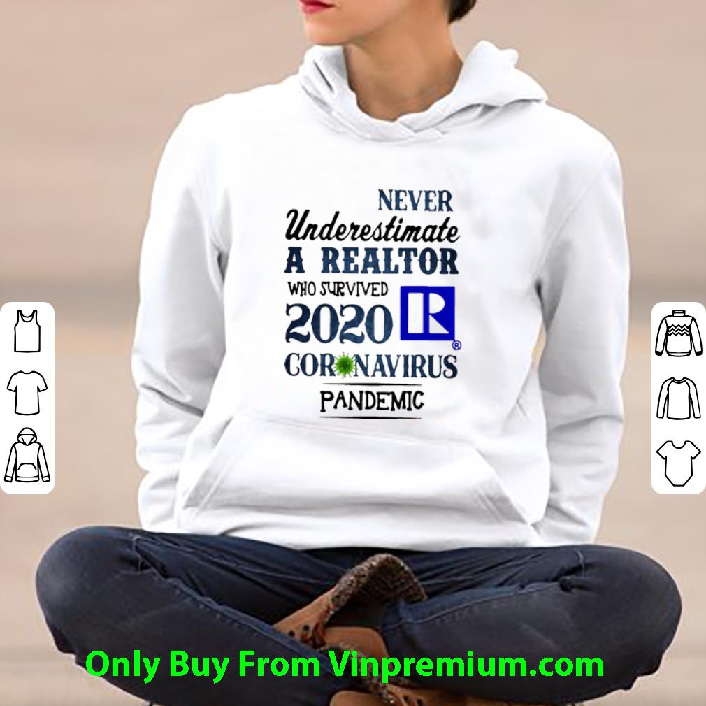 Top Never Underestimate A Realtor Who Survived 2020 Coronavirus shirt 4 - Top Never Underestimate A Realtor Who Survived 2020 Coronavirus shirt