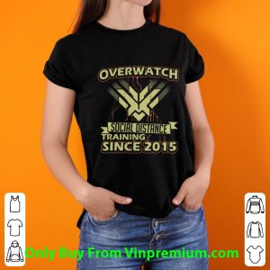 Nice Overwatch Social Distance Training Since 2015 shirt 2