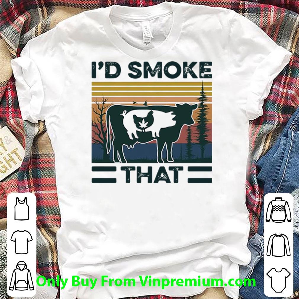 Original Farm Animals I’d Smoke That Vintage shirt
