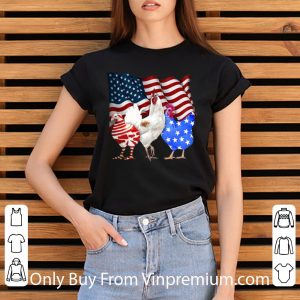 Official American Flag Chicken shirt 2