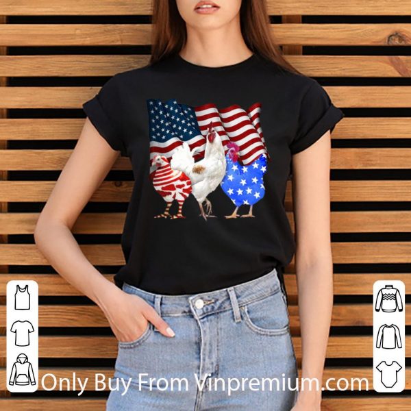Official American Flag Chicken shirt