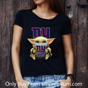 Awesome Star Wars Baby Yoda Face Mask Hug New York Giants shirt 2 Awesome Star Wars Baby Yoda Face Mask Hug New York Giants shirt 2