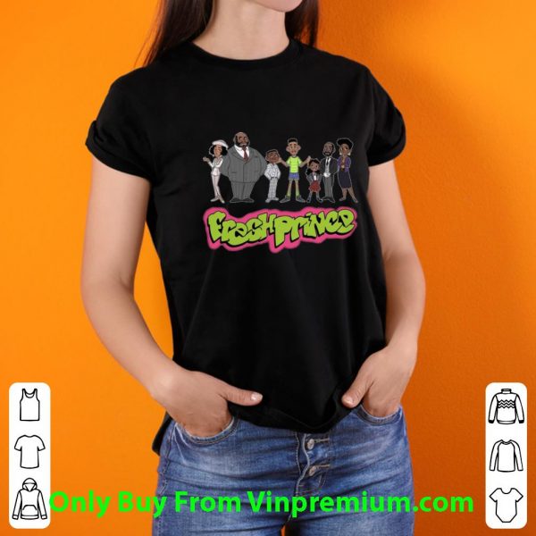 Official The Fresh Prince Of Bel Air Cartoon Characters shirt