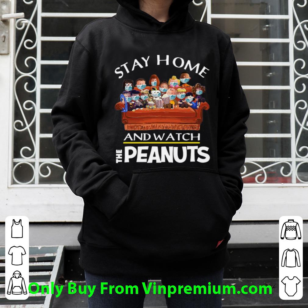 ecf5d914 official stay home and watch the peanuts shirt 4 - Official Stay Home And Watch The Peanuts shirt