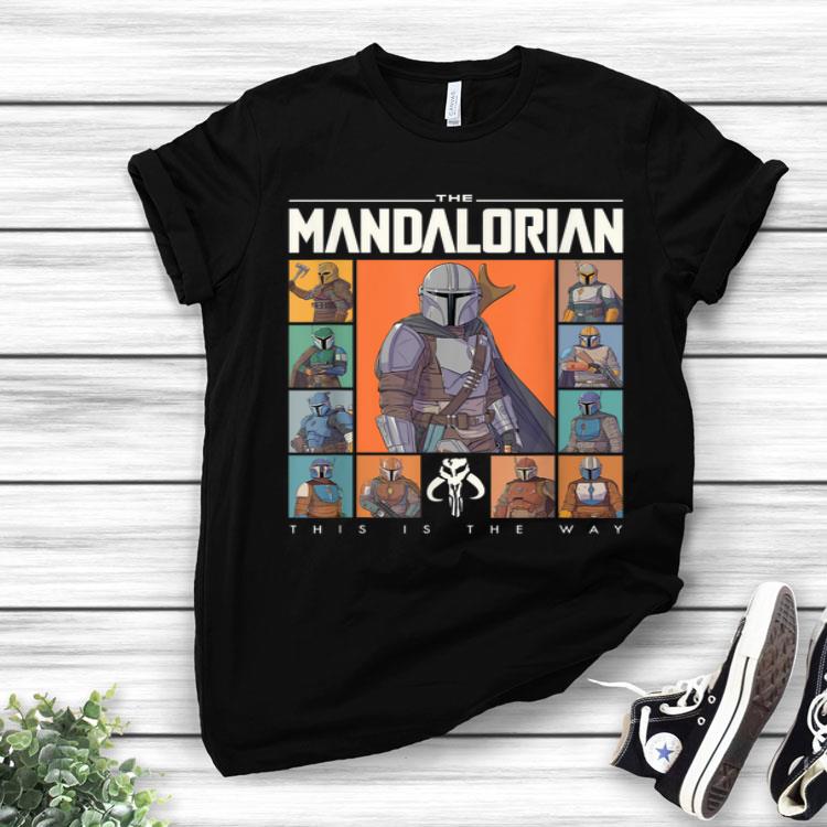 Star Wars The Mandalorian Character Grid This Is The Way Shirt