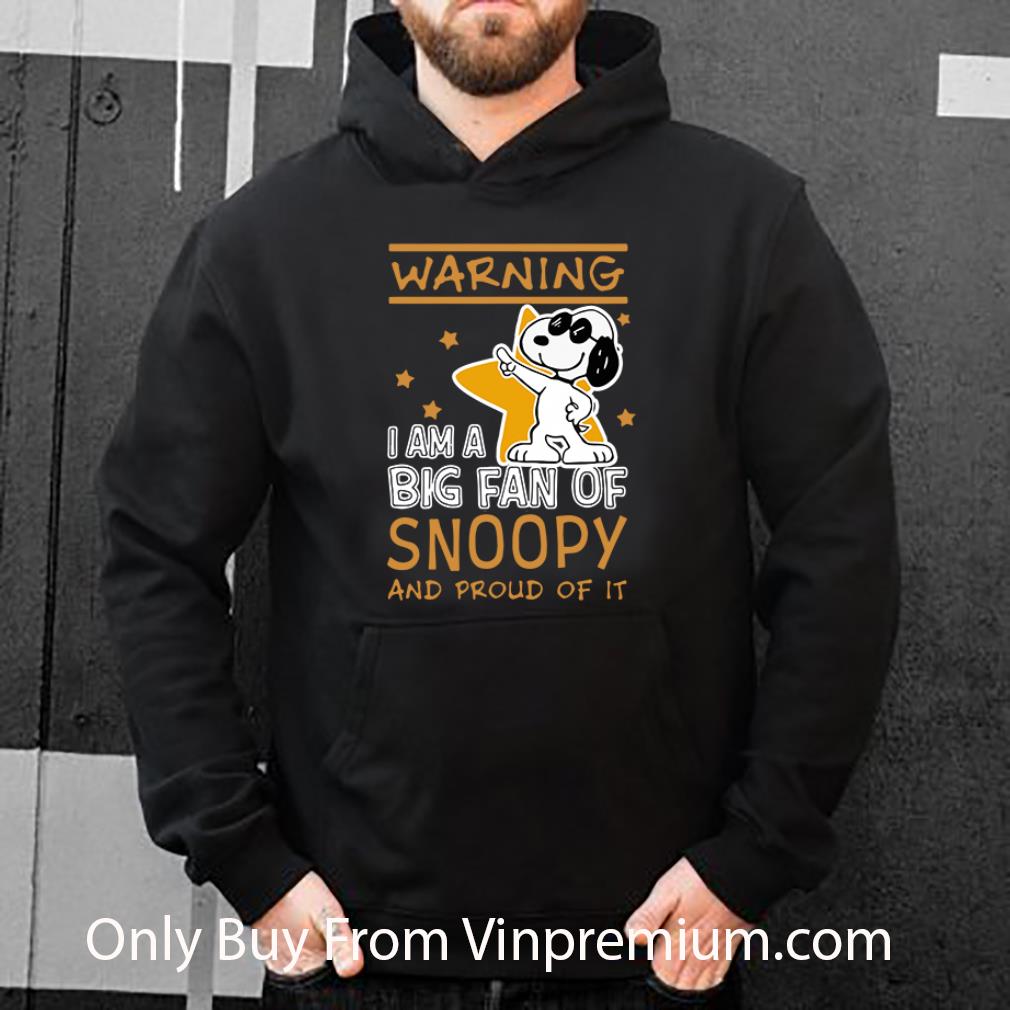 0ce0c0af original warning i am a big fan of snoopy and proud of it peanuts shirt 4 - Original Warning I Am A Big Fan Of Snoopy And Proud Of It Peanuts shirt