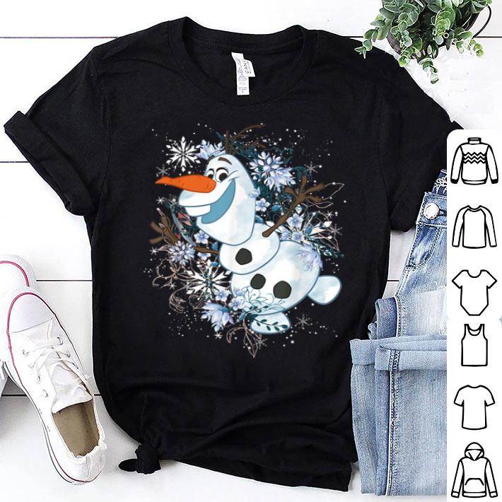 Frozen Olaf Dancing In The Snowflakes Graphic Shirt