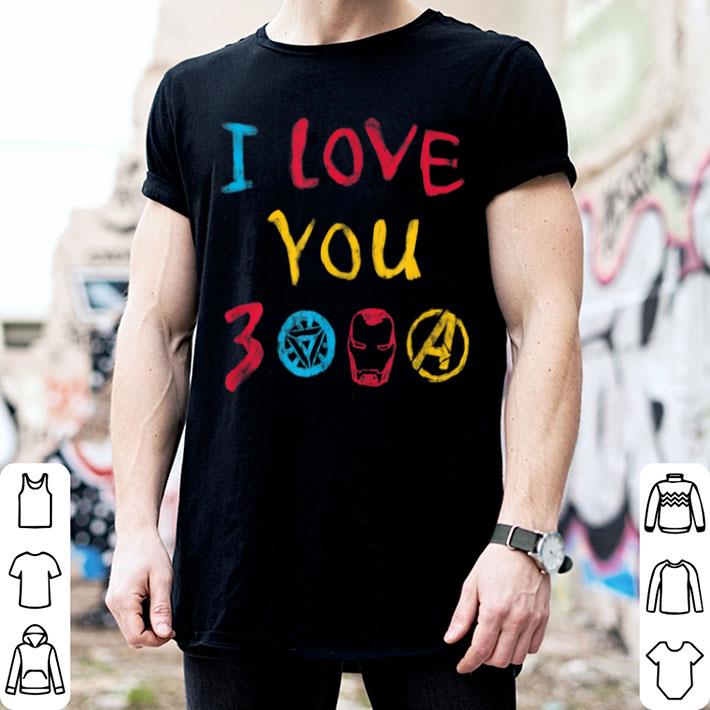 Avengers Endgame I Love You 3000 Drawing Shirt