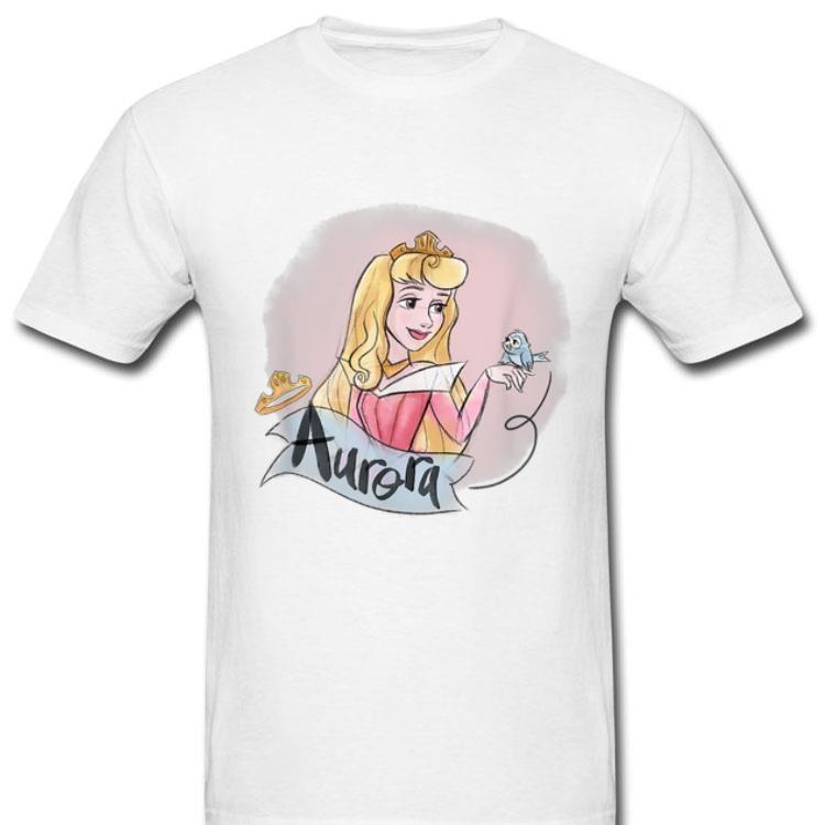 Sleeping Beauty Princess Aurora in Pink Dress Shirt