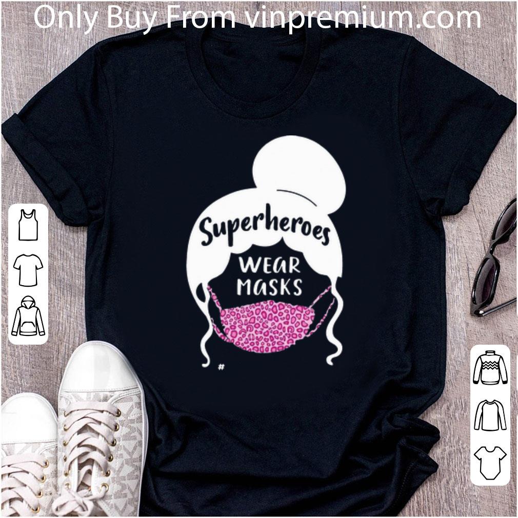 Nice God Bless Nurses Superheroes Wear Masks shirt