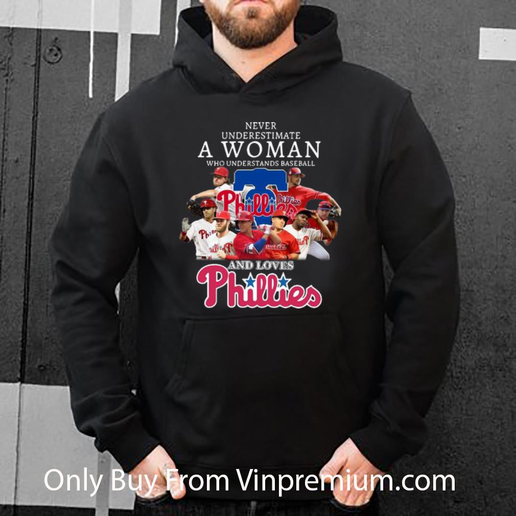 377aa7e2 top never underestimate a woman who understands baseball and loves phillies shirt 4 - Top Never Underestimate A Woman Who Understands Baseball And Loves Phillies shirt
