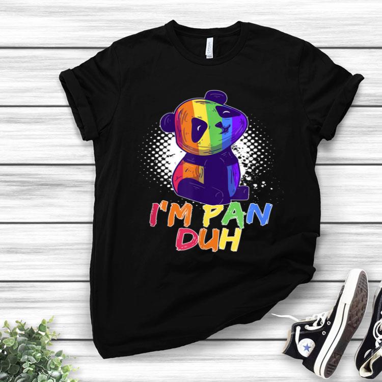 I'm Pan Duh Pansexual Bisexual LGBT Pride Flag Gift Shirt