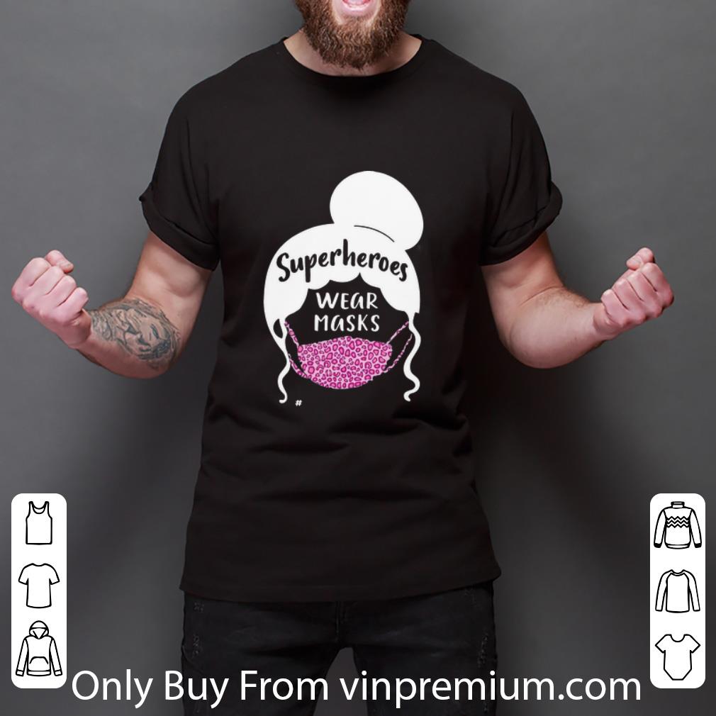 Nice God Bless Nurses Superheroes Wear Masks shirt