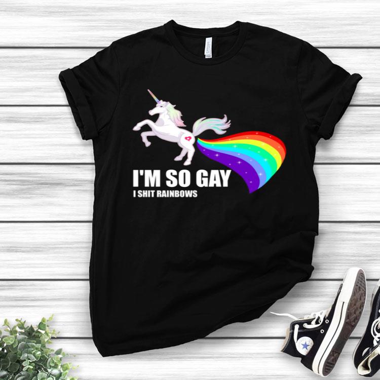 LGBT Pride Gay Flag Unicorn Rainbow Gift For Gay Man Shirt