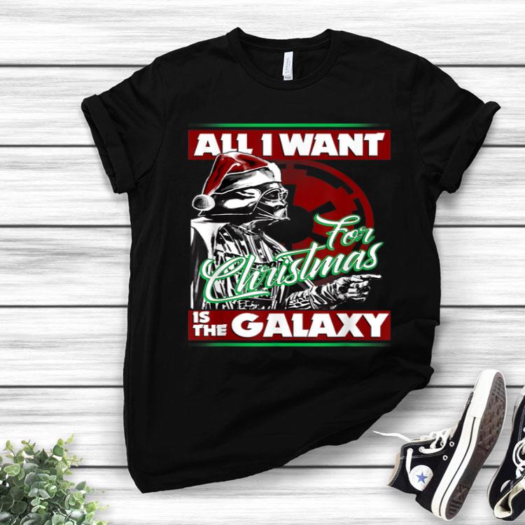 Star Wars Darth Vader All I Want For Christmas Text Shirt