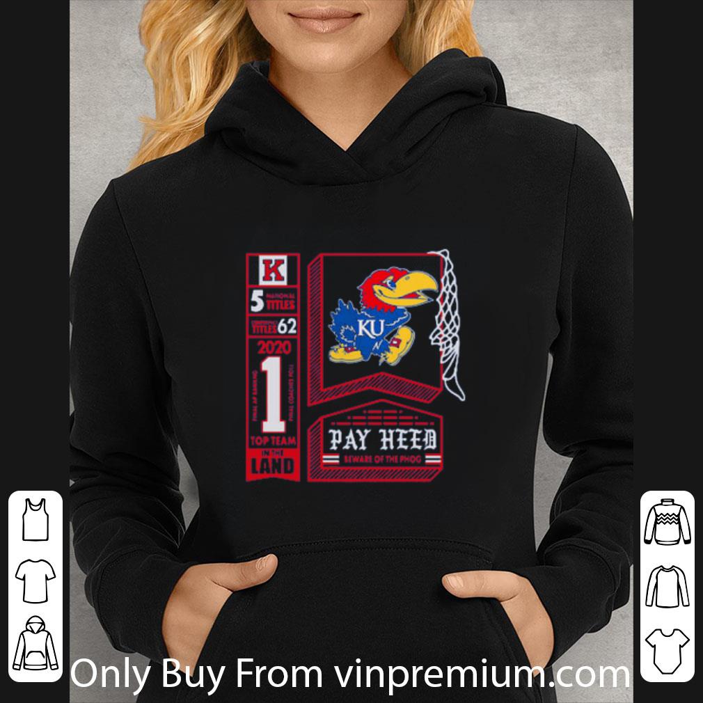 557af6d0 original rock chalk kansas jayhawks pay heed beware of the phog shirt 4 - Original Rock Chalk Kansas Jayhawks Pay Heed Beware Of The Phog shirt