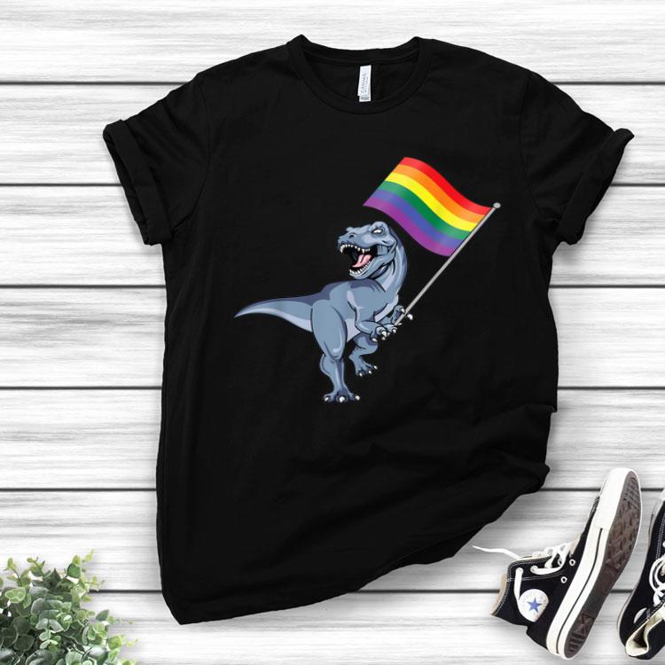 Pride Dinosaur LGBT Gay Lesbian Bisexual Transgender Trans Shirt