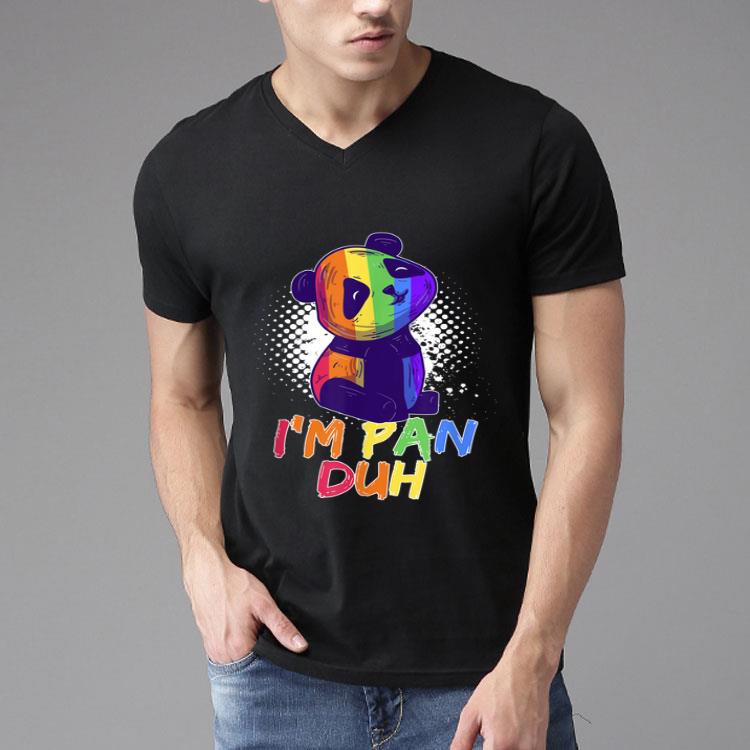 I'm Pan Duh Pansexual Bisexual LGBT Pride Flag Gift Shirt