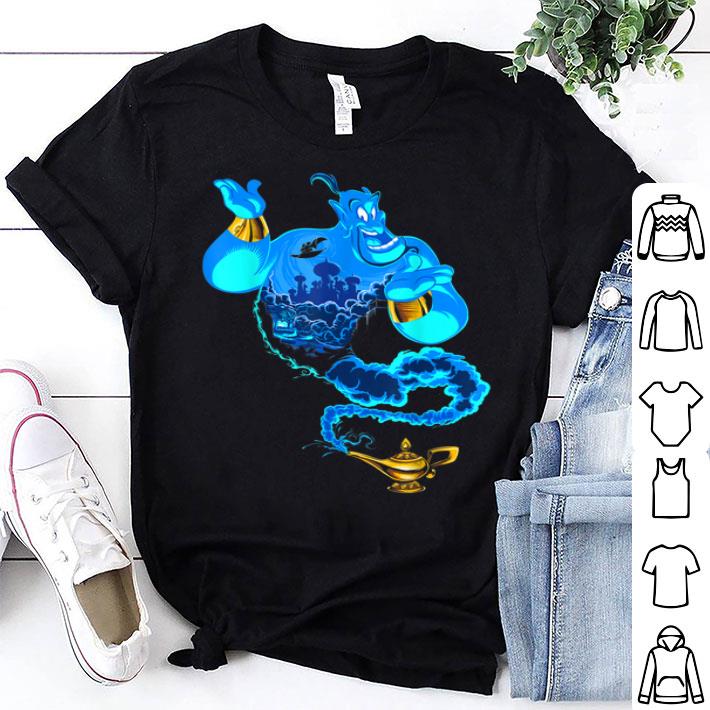 Aladdin Genie Coming Out Of Lamp Portrait Shirt