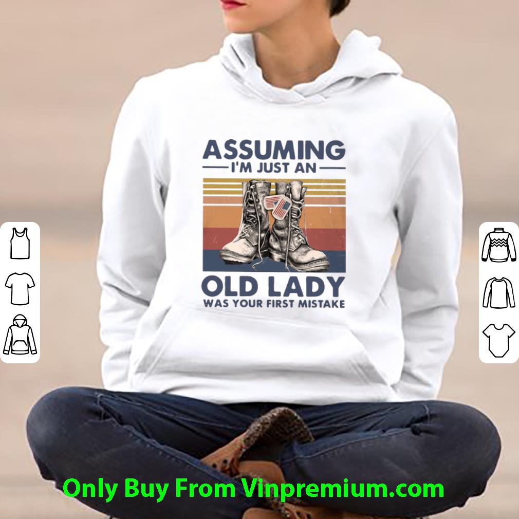 6c7b3f11 original vintage boots assuming i m just an old lady was your first mistake shirt 4 - Original Vintage Boots Assuming I’m Just An Old Lady Was Your First Mistake shirt