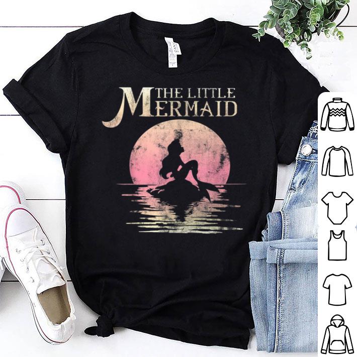 The Little Mermaid Ariel Rock Moon Silhouette Shirt