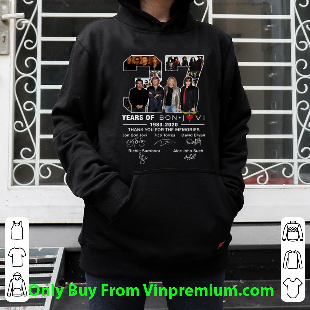 a179e70f pretty 37 years of bon jovi thank you for the memories signatures shirt 4 - Pretty 37 Years Of Bon Jovi Thank You For The Memories Signatures shirt