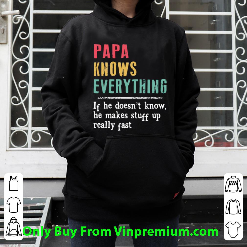 a9d68909 original vintage papa knows everything father s day shirt 4 - Original Vintage Papa Knows Everything Father's Day shirt