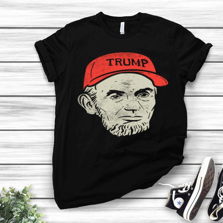 Abraham Abe Lincoln Trump Hat Support Donald Funny GOP 2020 Shirt