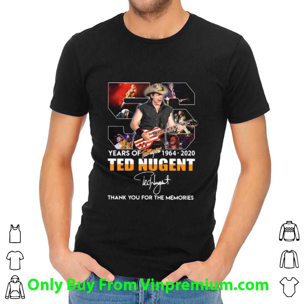 Official 56 Years Of Ted Nugent Thank You For The Memories Signature shirt