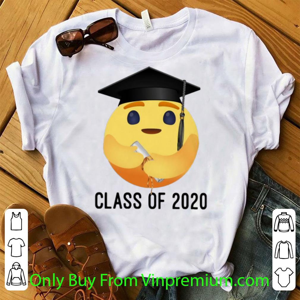 Hot Facebook Care Emoji Hug Senior Class Of 2020 shirt