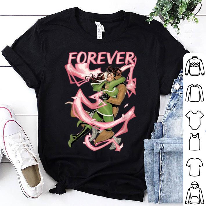 X-Men Rogue and Gambit Forever Kiss Valentine's Day Shirt