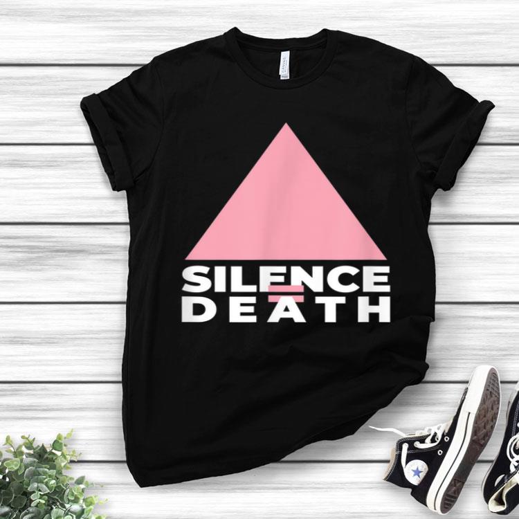 LGBTQ Men Women Gay Pride Gift Equality Silence Death Shirt