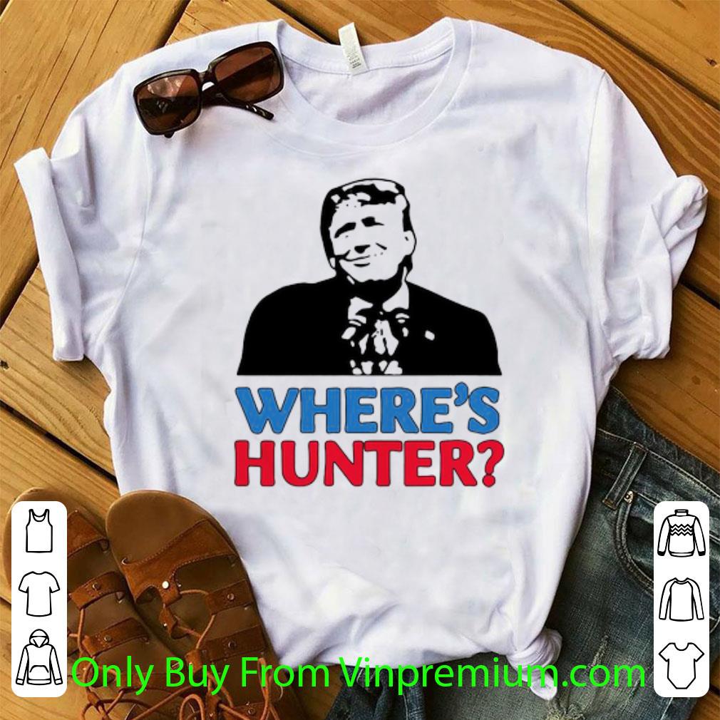 Original Where’s Hunter Donald Trump shirt
