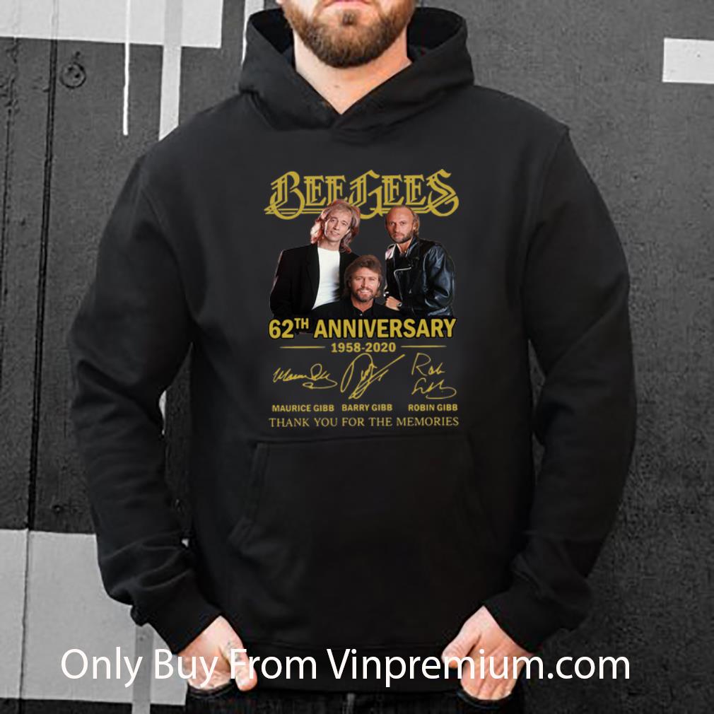 dd0a3d17 pretty bee gees 63th anniversary thank you for the memories signatures shirt 4 - Pretty Bee Gees 63th Anniversary Thank You For The Memories Signatures shirt