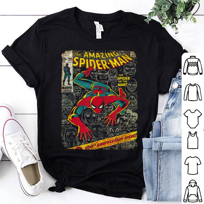 Spider Man Comic Book Anniversary Graphic Shirt