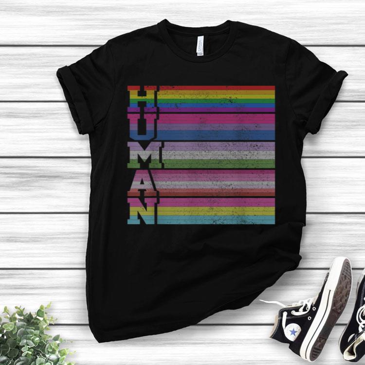 LGBT HUMAN Lesbian Bi Trans Pansexual Gay Pride Month Gift Shirt